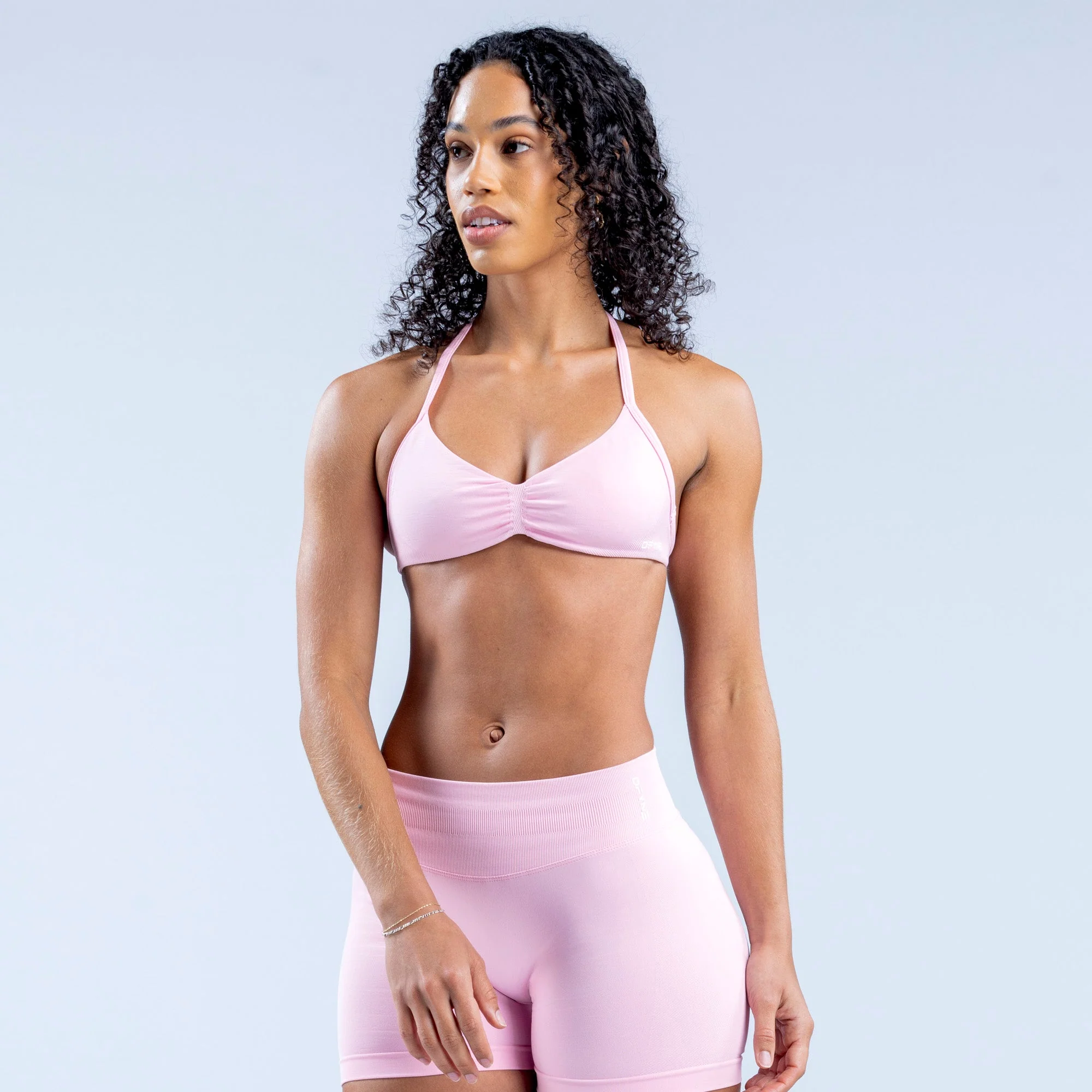 DFYNE Impact Strappy Bra Rosa