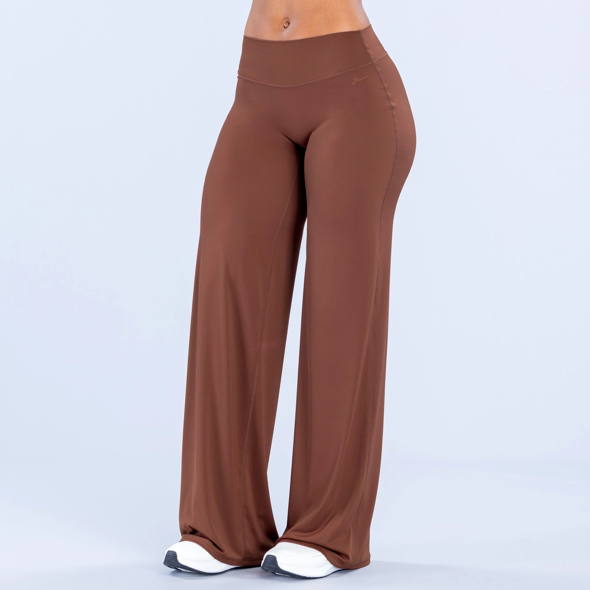 Sav Wide Leg Pants Marrón