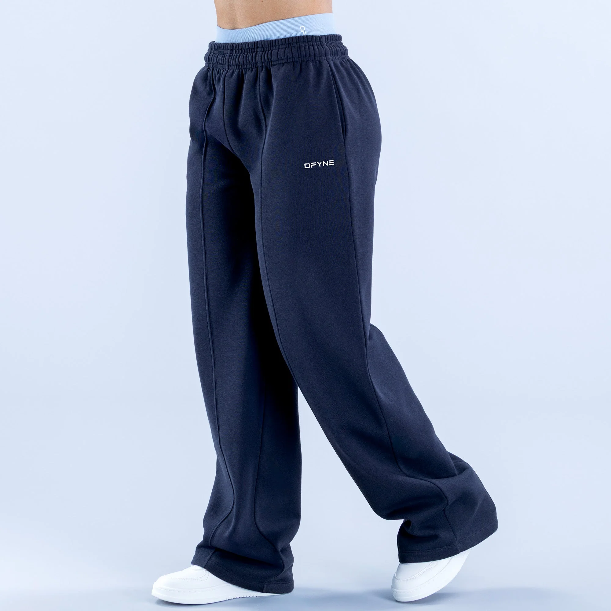 DFYNE Revive Wide Leg Jogger Navy