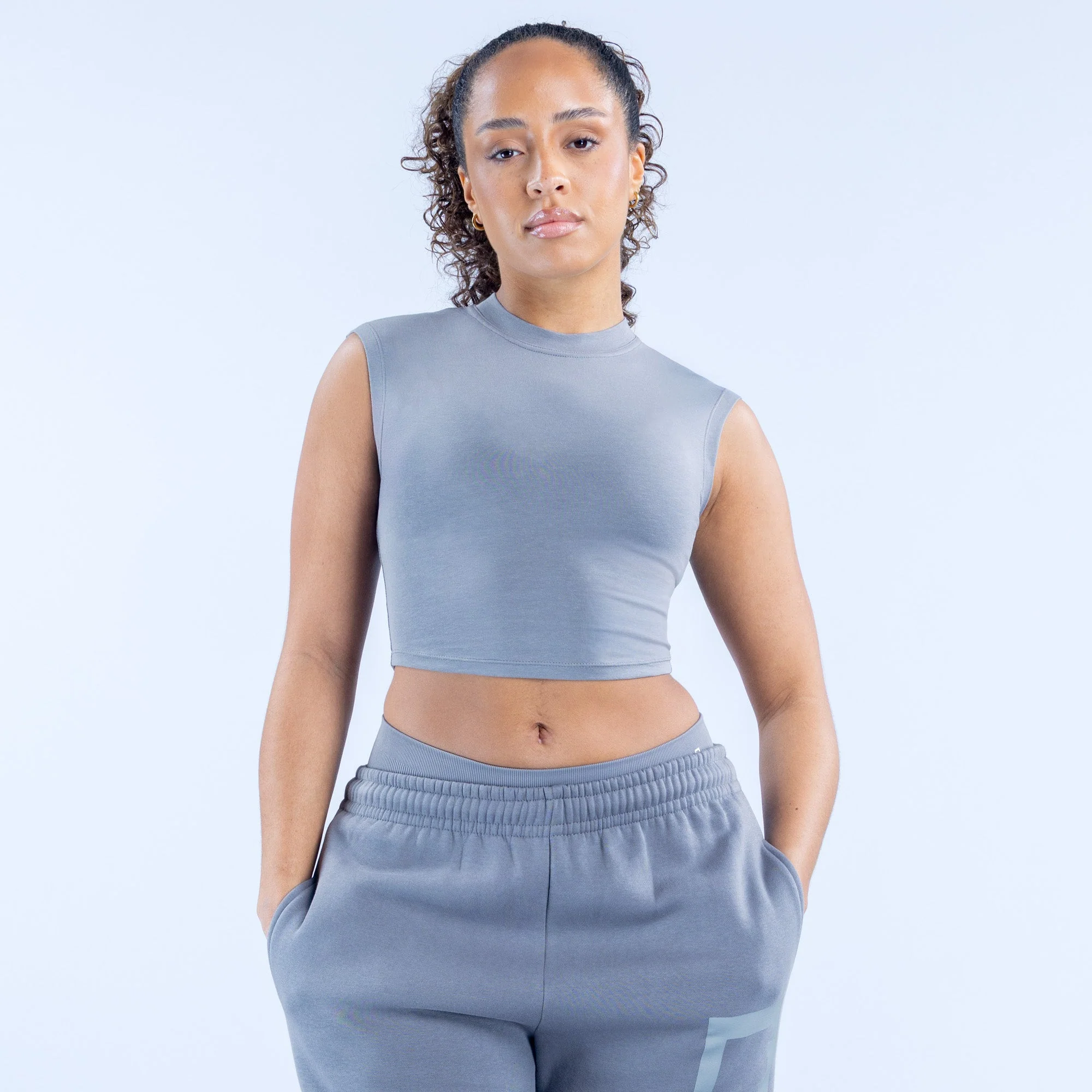 Signature Baby Tee Gris