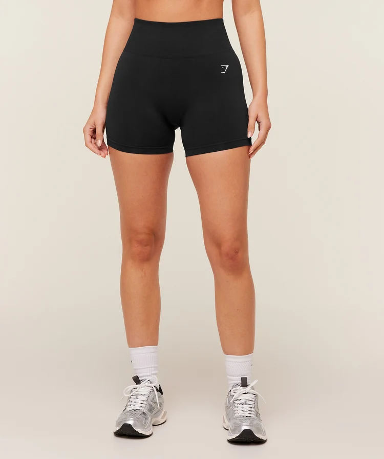 Everyday Seamless Shorts Negro