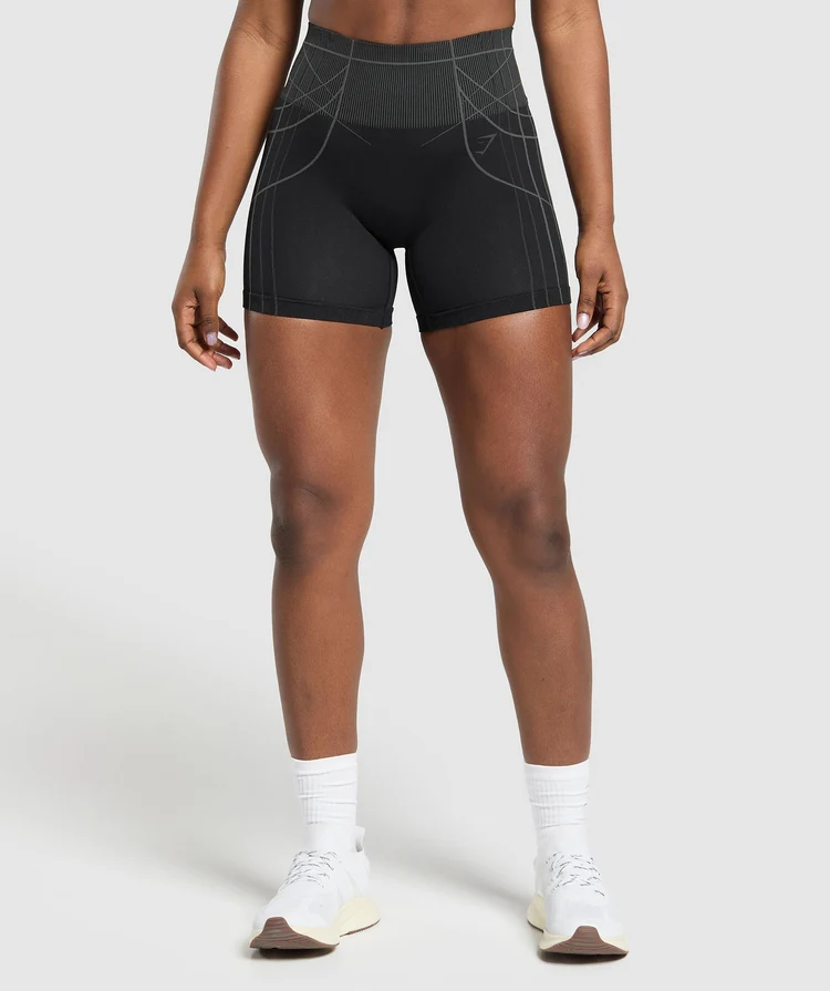 Apex Seamless Shorts Negro