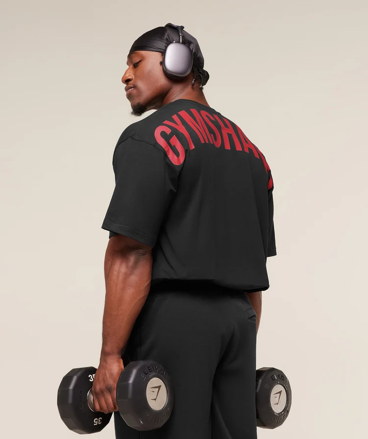 Gymshark Power T-Shirt Negro