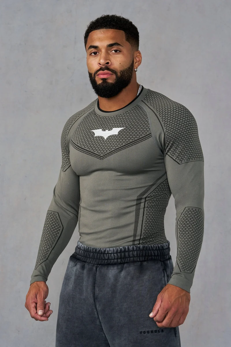 Batman Compression Gris