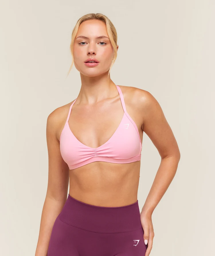 Minimal Sports Bra Pink