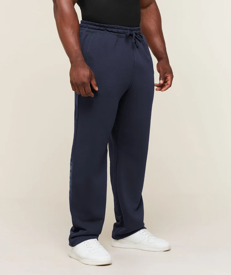 Gymshark Power Straight Leg Pants Azul Oscuro