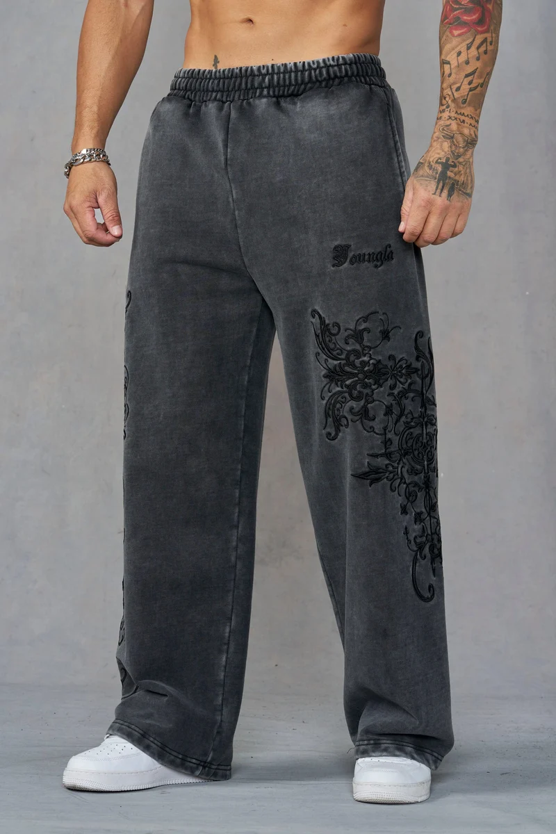 Pantalón YoungLA estampado gris